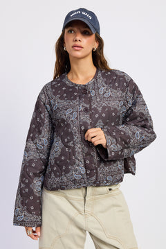 Quilted Boxy Jacket
