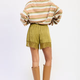 Satin Pajama Shorts