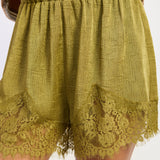 Satin Pajama Shorts