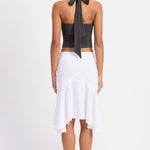 Buckle Halter Top - Charcoal, Women's Tops Collection