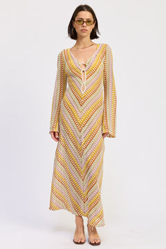 Crochet Cover Up Maxi Dress