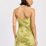 Flower Applique Mini Crochet Dress