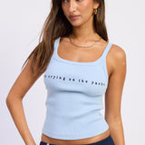 Wide Square Neck Tank Top