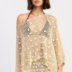 Shell Trim Crochet Mini Skirt - cream, womens skirt/matching set collection 