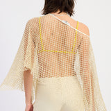 One Shoulder Cape Top