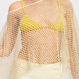 One Shoulder Cape Top