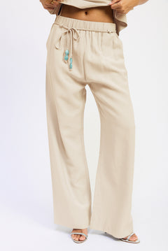 Beaded Wide Leg Pant