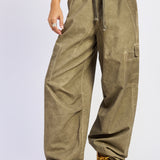 Oil Wash Parachute Pant