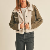 Cropped Sherpa Jacket