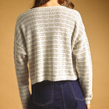 Crochet knitted cardigan