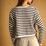 Crochet knitted cardigan