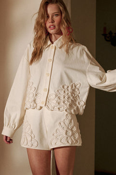 Floral Detail Jacket