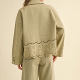 Embroider Trim Jacket