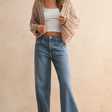 Light Weight Cable Knit Cardigan