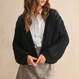 Light Weight Cable Knit Cardigan