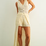 Crochet Long Cardigan