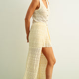 Crochet Long Cardigan