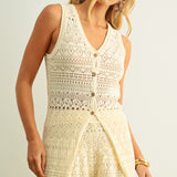 Crochet Long Cardigan