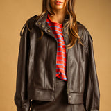 Faux Leather Jacket