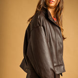 Faux Leather Jacket