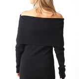 Off Shoulder Sweater Dress