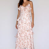Tiered Floral Maxi Dress