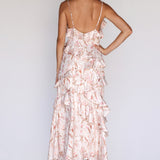 Tiered Floral Maxi Dress