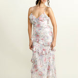 Floral Ruffle Maxi Dress