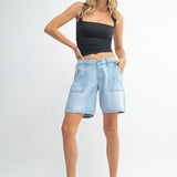Just Black - Low Rise Baggy Jort