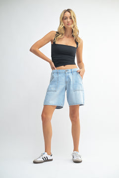 Just Black - Low Rise Baggy Jort