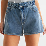 Just Black - Elastic Waist Comfort Short