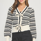Bow Tie Detail Cardigan