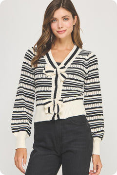 Bow Tie Detail Cardigan