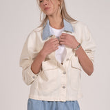 Collared Denim Jacket