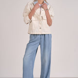 Collared Denim Jacket