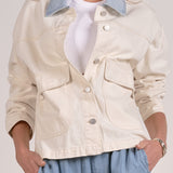 Collared Denim Jacket