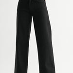 Just Black - HR Full Length Straight Jean - black, womens jean collection