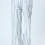 Stripe Tie Front Pant