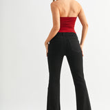 Just Black - Mid Rise Flare