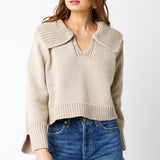 V neck Knit Sweater