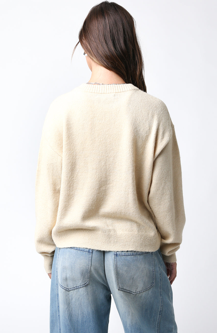 Button Front Cardigan - Oatmeal, Women's Tops Collection