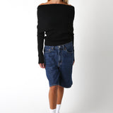Off The Shoulder Sweater - black, womens sweater collection