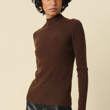 Long Sleeve Mock Neck Sweater Top