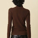 Long Sleeve Mock Neck Sweater Top