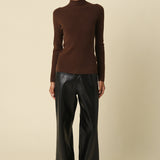 Long Sleeve Mock Neck Sweater Top