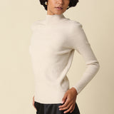 Long Sleeve Mock Neck Sweater Top