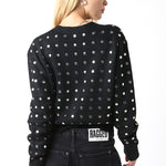 Stud Cardigan - black, womens cardigan collection