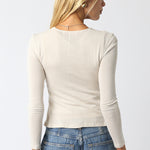 Button Up Cardigan - ecru, womens cardigan collection