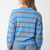Collared Multi Stripe Sweater