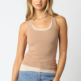 Double Layer Scoop Neck Tank